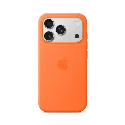 Apple iPhone 17 Pro Silicone Case with MagSafe – Orange