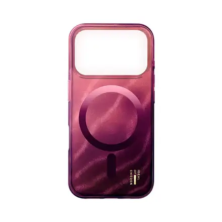 iDeal Fashion Clear Case MagSafe iPhone 17 Pro/18 Pro Cherry Lacquer