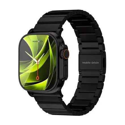 Mobile Origin řemínek Titanium Band Modena pro Apple Watch Ultra 49mm - Black