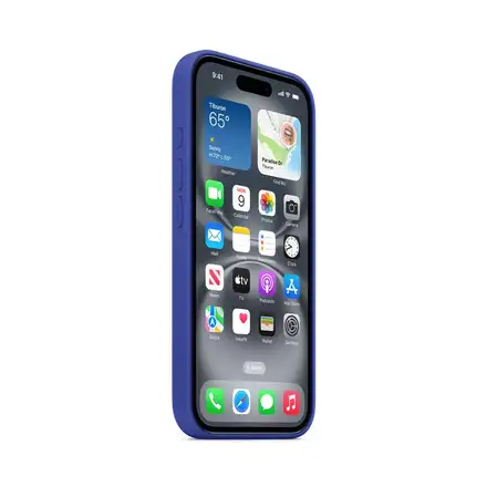 iPhone 16 Silicone Case with MagSafe - Ultramarínová