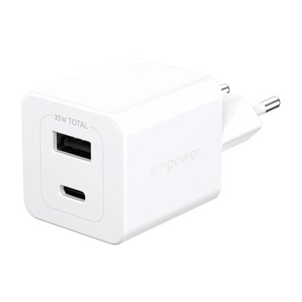 PanzerGlass EMPOWER Grand Prix USB-C/USB-A GaN 35W - bílý