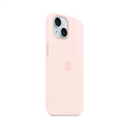 iPhone 15 Silicone Case with MagSafe-Light Pink