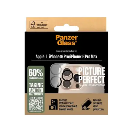 PanzerGlass ochranné sklo PicturePerfect pro iPhone 16 Pro/16 Pro Max