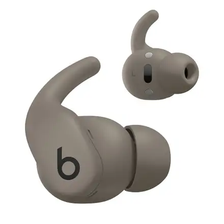 Apple Beats Powerbeats Fit - Wireless Noise-Cancelling Workout Earbuds with Ultimate Secure Fit - Gravel Grey