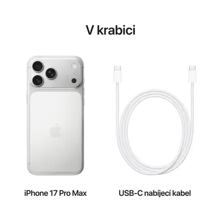 iPhone 17 Pro Max 2TB Stříbrná