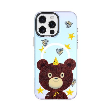 Devia kryt Canvas Series Magnetic Case pro iPhone 16 Pro - Starry Bear