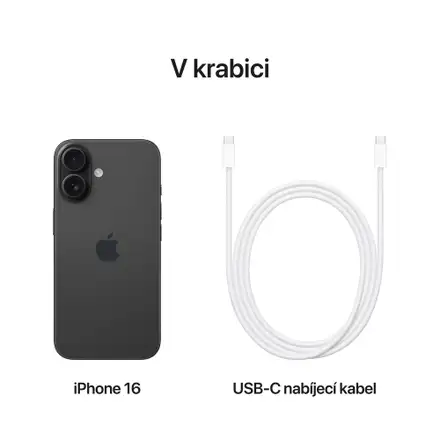 iPhone 16 128GB černá