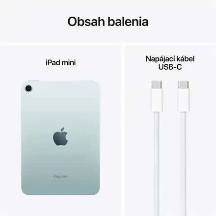 iPad mini Wi-Fi 128GB Modrý (2024) *Aktivován*
