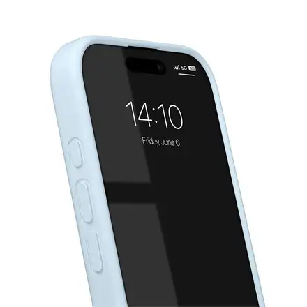 iDeal Silicone Case MagSafe iPhone 17 Light Blue