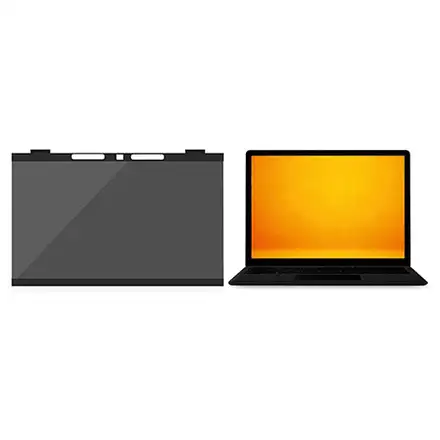 PanzerGlass ochranné sklo Dual Privacy pro Macbook Pro 15"-Black Frame