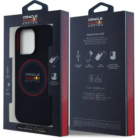 Red Bull Silicone Red Ring MagSafe Zadní Kryt pro iPhone 16 Pro Max modrý
