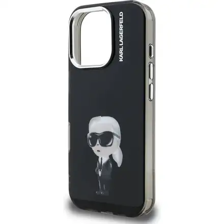 Karl Lagerfeld IML Aquarelle Karl kryt iPhone 16 Pro černý