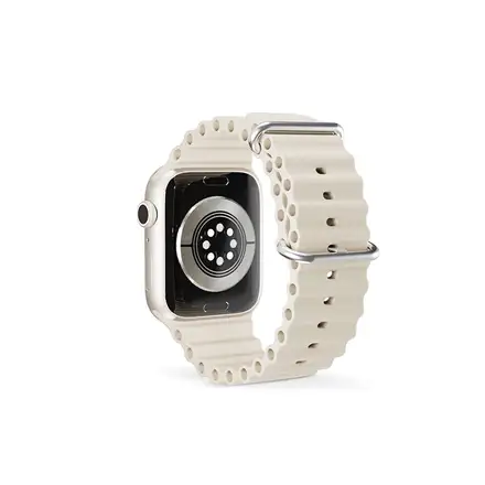 Epico Watch Strap Ocean Apple Watch SE (44mm)/Series 1-9 (42/44/45mm) 10-12 (46mm)/Ultra (49mm) - slonovinová
