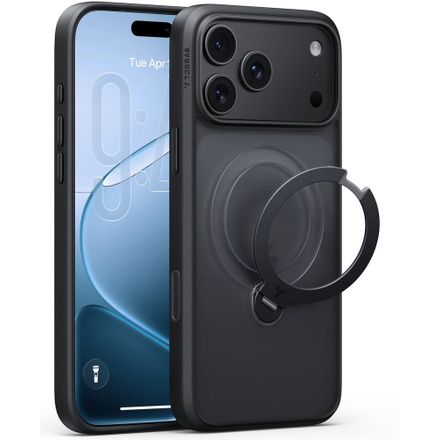 Torras kryt Ostand Q3 Spin pro iPhone 17 Pro/18 Pro, black