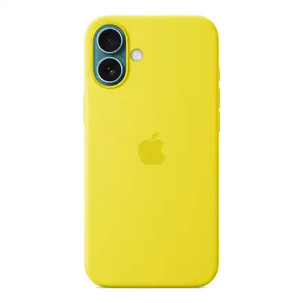 iPhone 16 Plus Silicone Case with MagSafe - Karambolově žlutá