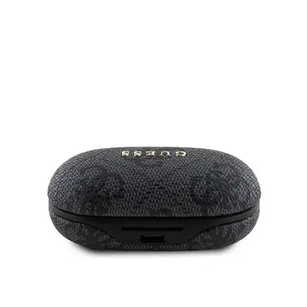 Guess PU 4G Metal Logo TWS Bezdrátová Sluchátka černá