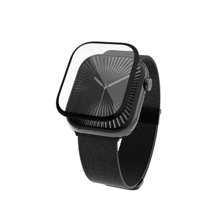 iStores by Epico SlimCeramic 3D Glass pro Apple Watch 11/10 46mm s posuvným aplikátorem