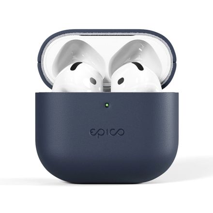 Epico Leather Case Airpods 4/4 (ANC) - modrá