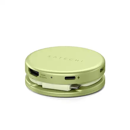 Satechi USB-C Hub OntheGo 5-in-1 Multiport Adapter - Citrus