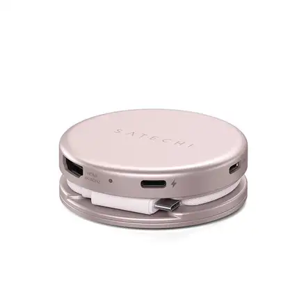 Satechi USB-C Hub OntheGo 5-in-1 Multiport Adapter - Blush