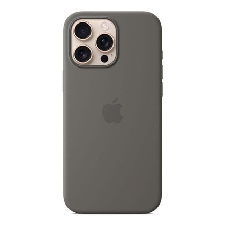 iPhone 16 Pro Max Silicone Case with MagSafe - Stone Gray