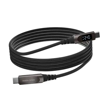 Mobile Origin 240W Display Cable USB-C to USB-C 1,5m CB4 - Black