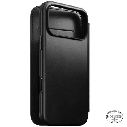Nomad pouzdro Modern Leather Folio Magsafe Horween pro iPhone 18 Pro Max - Black