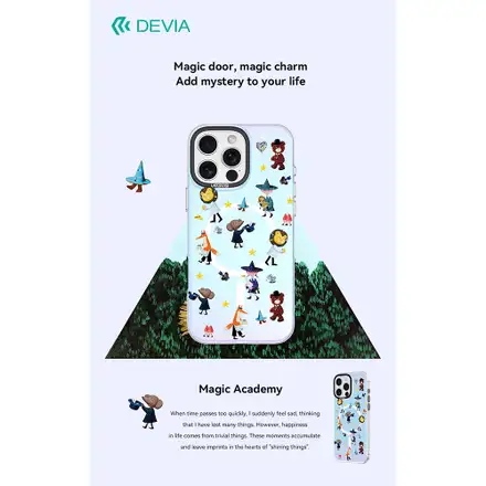 Devia kryt Canvas Series Magnetic Case pro iPhone 16 Pro Max - Magic Academy