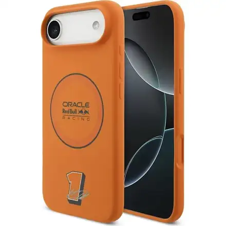Red Bull Silicone Blue Ring MagSafe Zadní Kryt pro iPhone Air oranžový