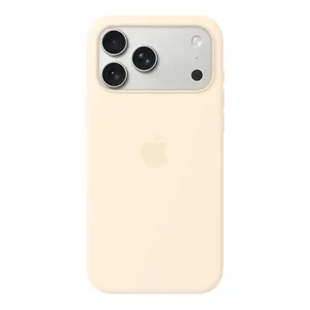 iPhone 17 Pro Max Silikonový kryt s MagSafe – Vanilkový
