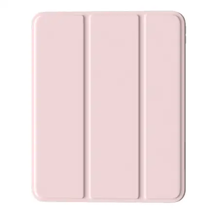 Devia pouzdro Leather Case with Pencil Slot pro iPad Pro 13" M4/M5 - Light Pink