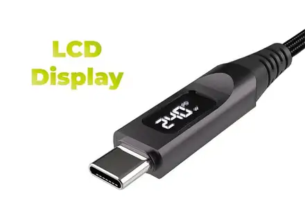 Mobile Origin 240W Display Cable USB-C to USB-C 1,5m CB4 - Black