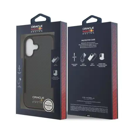 Red Bull Kevlar MagSafe Zadní Kryt pro iPhone 17 černý