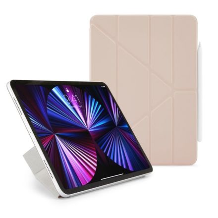 Pipetto pouzdro Origami Folio Case pro iPad Pro 11" 2022 / iPad Air 2022/ iPad Air 11" M2 - Dusty Pink