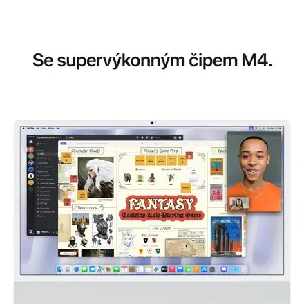EDU iMac 24" 4.5K Apple M4 10-core CPU 10-core GPU 24GB 512GB Stříbrný CZ