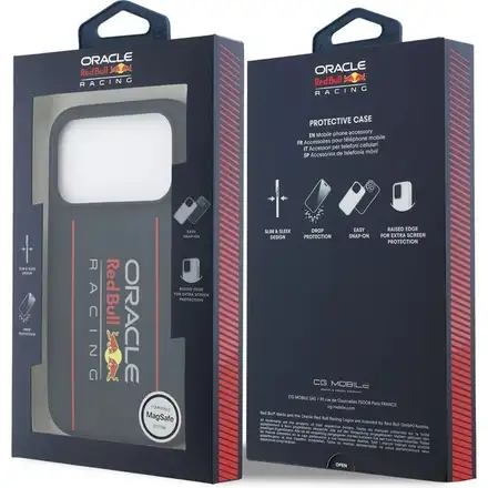 Red Bull Silicone Vertical Logo MagSafe Zadní Kryt pro iPhone 17 Pro Max modrý