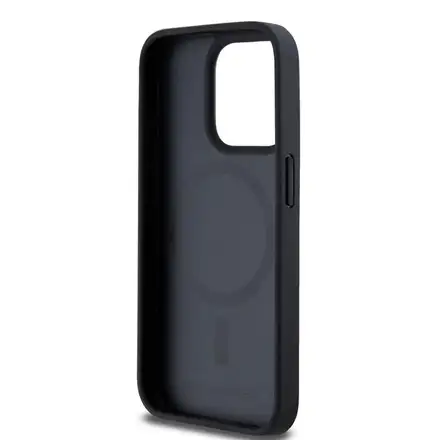 Karl Lagerfeld PU Karl Heads Pattern Magsafe kryt iPhone 15 Pro Max černý