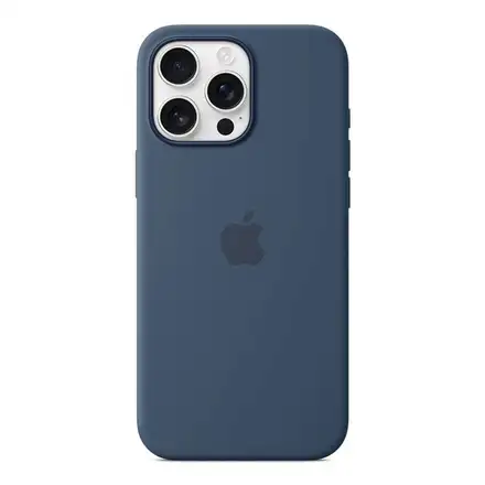 iPhone 16 Pro Max Silicone Case with MagSafe - Denimová