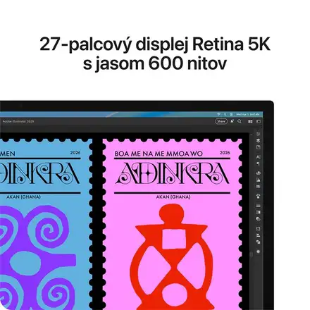Apple Studio Display - Standardní sklo - Adaptér držáku VESA (Stojan není součástí)