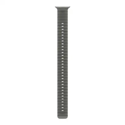 Apple Watch 49mm Translucent Black Ocean Band Extension-Natural Titanium Finish