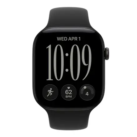 Apple Watch 46mm Black Sport Band-S/M
