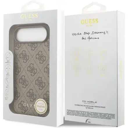 Guess 4G Charm MagSafe kryt iPhone Air hnědý
