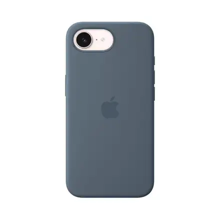 iPhone 17e Silikonový kryt s MagSafe – Ocelově modrý