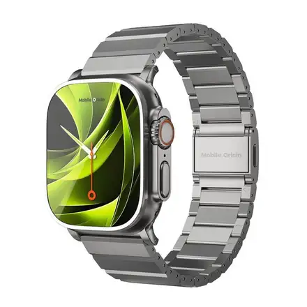 Mobile Origin řemínek Titanium Band Modena pro Apple Watch Ultra 49mm - Natural