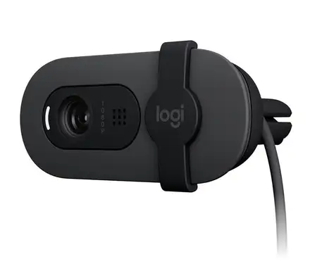 Logitech BRIO 100-webcam, Full HD, USB-grafitová