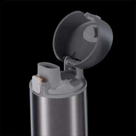 HidrateSpark-nerezová chytrá lahev, 620 ml, Bluetooth tracker, černá * Rozbaleno *