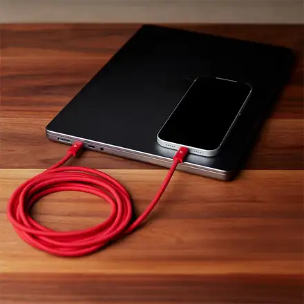 Apple Beats 240W USB-C do USB-C Braided Cable (3 m)-Rapid Red