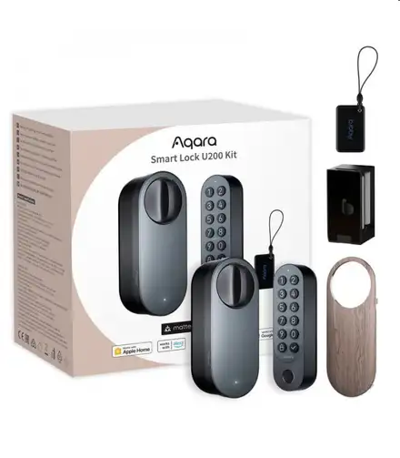 Aqara Smart Home zámek dveří U200 černý