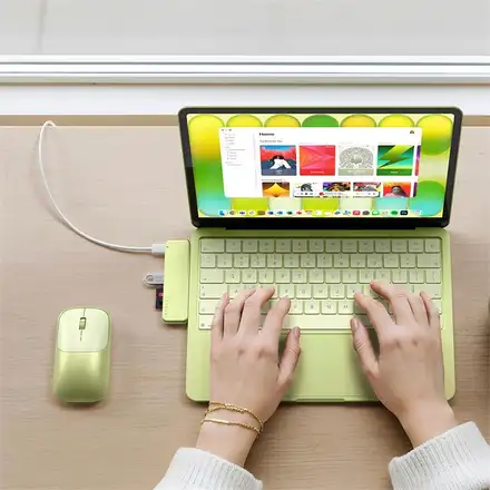 Satechi USB-C Snap Hub - Citrus