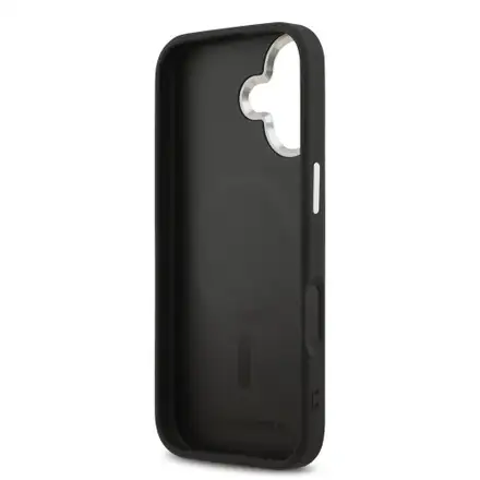 Karl Lagerfeld PU RSG Logo MagSafe kryt iPhone 17 černý